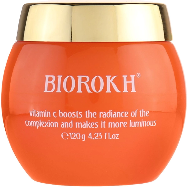 کرم آبرسان و روشن کننده ویتامین C  (سی) بایورخ ضد لک و چین و چروک 120 گرم | BIOROKH Vitamin C Cream brightining + Anti pigment + Spf30 + Anti agent 120g